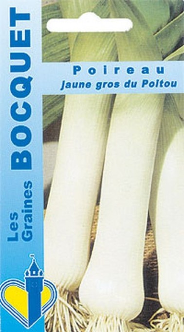 Graines de Poireau jaune gros du Poitou à semer | Graines Bocquet