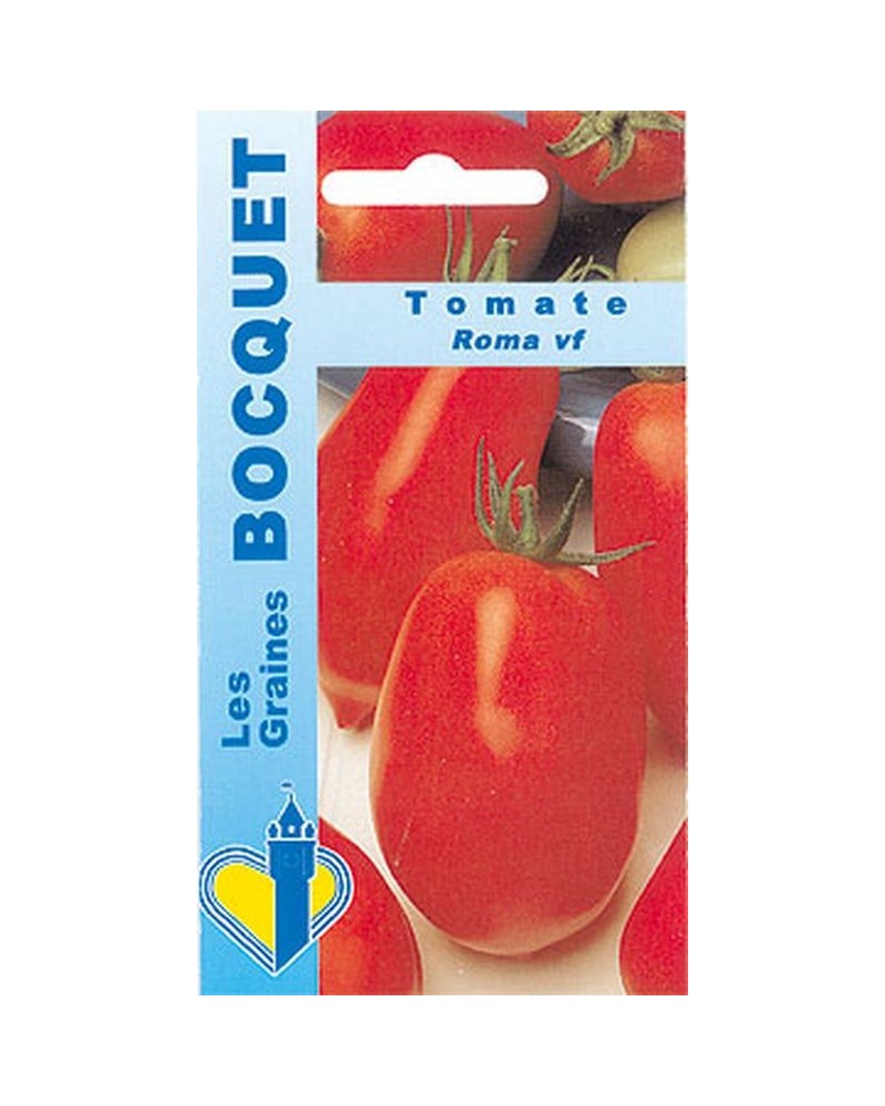 Graines potagères de Tomate Roma VF à semer | Les Graines Bocquet