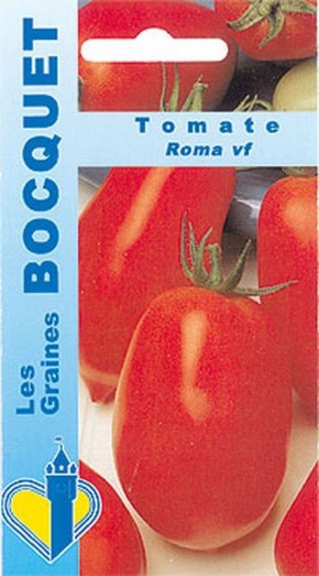 Graines potagères de Tomate Roma VF à semer | Les Graines Bocquet