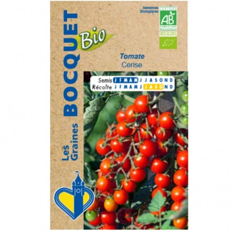 Tomate Cerise - Certifiée ECOCERT FR-BIO-01