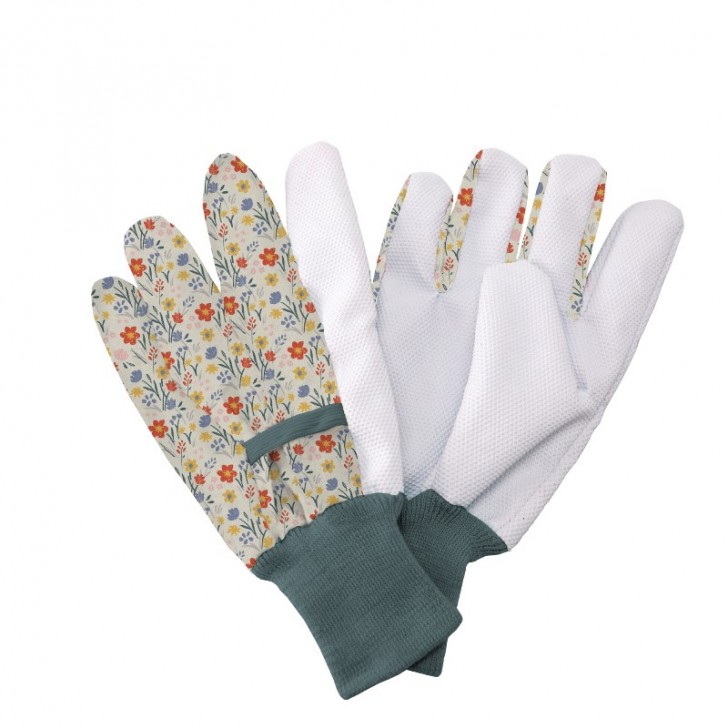 Gants de jardinage cotton gloves Fleur Taille M