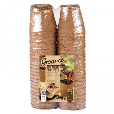 Pot en fibres coco 48 pcs- Grow-it | Graines Bocquet