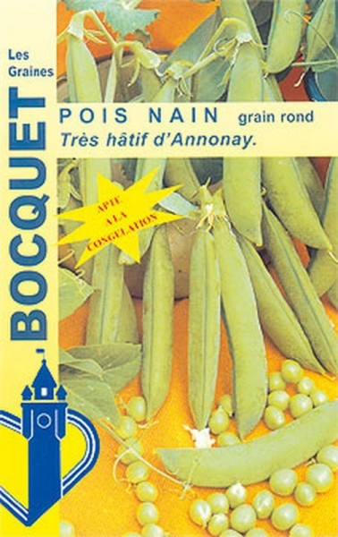 Graines de Pois d'Annonay à semer au potager  | Graines Bocquet