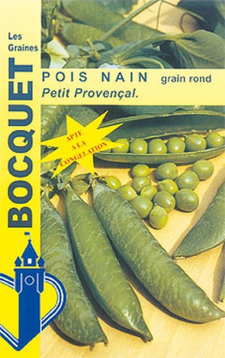 Graines de pois nain grain rond Petit provençal | Graines Bocquet