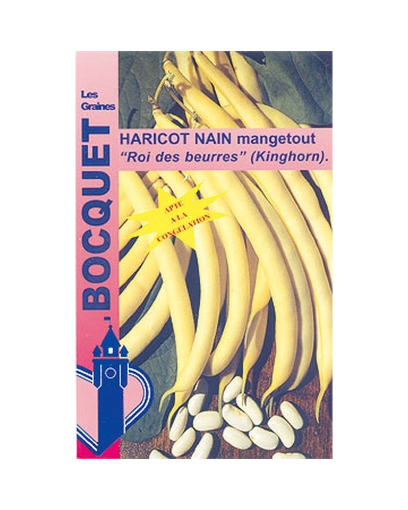 Haricot nain beurre Roi des beurres (Kinghorn) | Graines Bocquet
