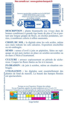 Digitale excelsior variée