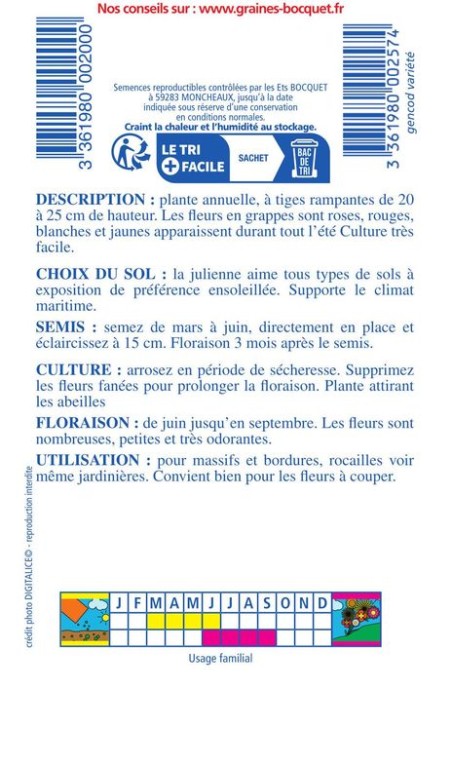 Julienne de Mahon variée
