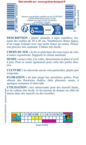 Lin annuel rouge