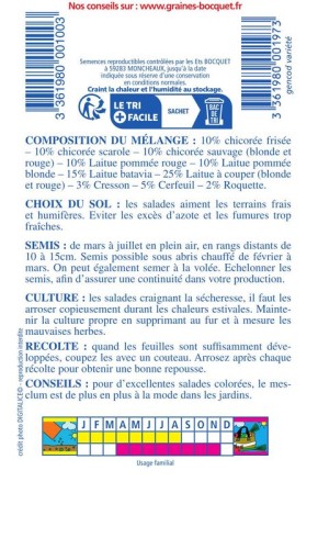 Mesclun - mélange de salades