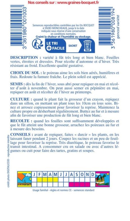 Poireau long de Mézières