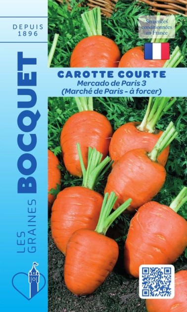 Graines de Carotte Mercado de Paris à semer | Graines Bocquet