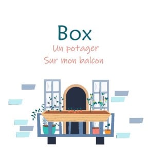 Box de jardinage un potager sur mon balcon à semer | Les Graines Bocquet