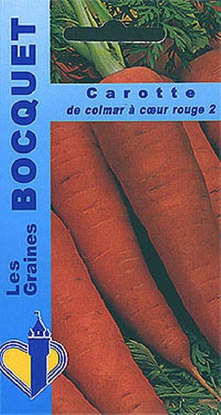 Graines de carotte de Colmar à cœur rouge-2 | Graines Bocquet